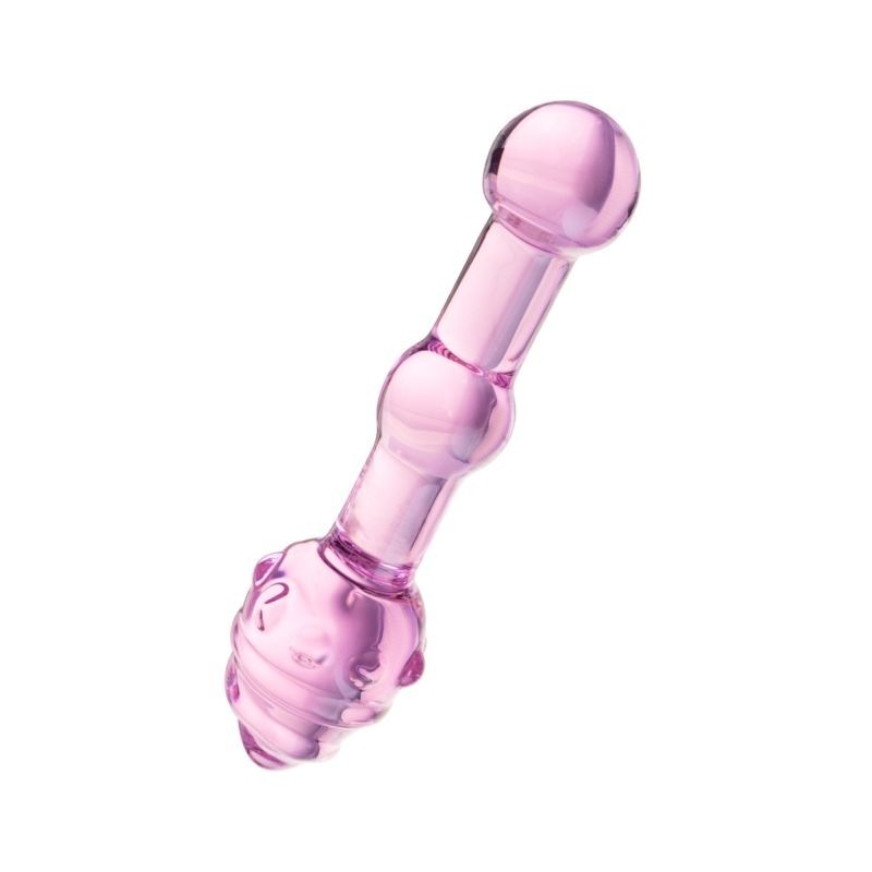 Sexus Glass Dildo Pink by ToyFa - Glass Sex Toys