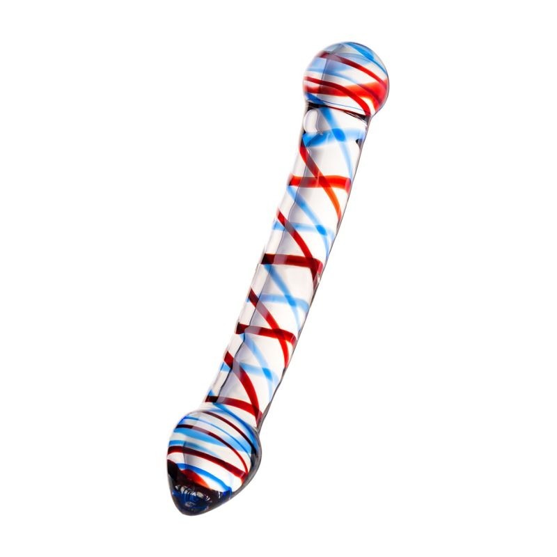 Sexus Glass Dildo Curved by ToyFa - Glass Sex Toys
