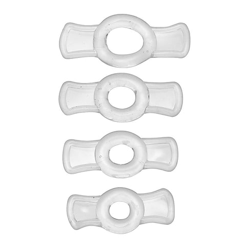 Endurance 4 Ring Penis Set by XR Brands - Cock Ring Sets