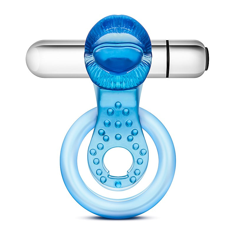 Stay Hard 10 Function Vibrating Tongue Ring - Vibrating Cock Rings