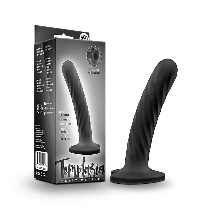Temptasia Twist Realistic Dildo Medium by Blush Novelties - Non-Realistic Dildos