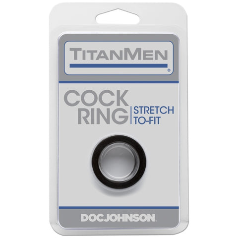 Cock Ring Black by Doc Johnson - Stretchy Cock Rings
