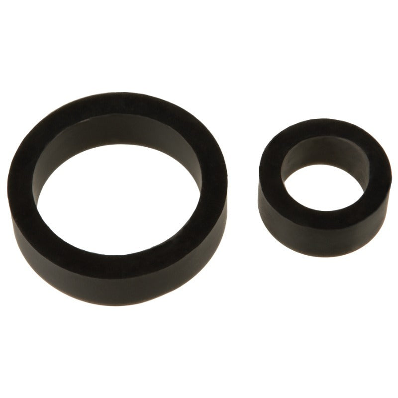 Silicone Cock Rings Double Pk by Doc Johnson - Stretchy Cock Rings
