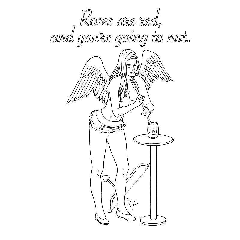 My Naughty Valentine Colouring Book Party Gift - Party Gifts and Novelties
