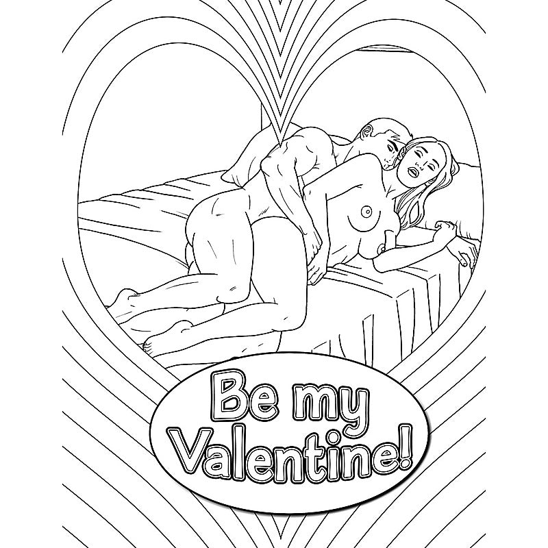 My Naughty Valentine Colouring Book Party Gift - Party Gifts and Novelties