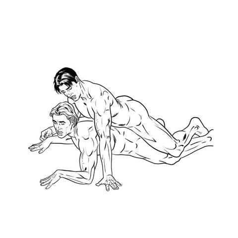 The Gay Porn Colouring Book Party Gift by Wood Rocket - Party Gifts and Novelties