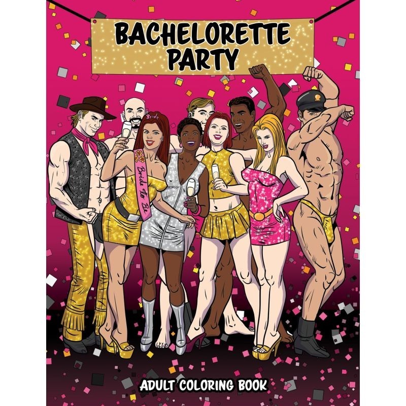 Bachelorette Party Colouring Book Party Gift - Party Gifts and Novelties