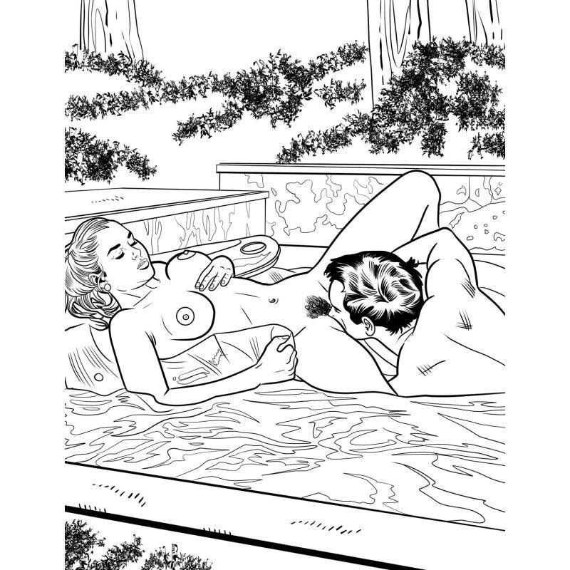 Oral Sex Colouring Book Party Gift by Wood Rocket - Party Gifts and Novelties