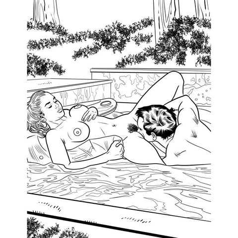 Oral Sex Colouring Book Party Gift by Wood Rocket - Party Gifts and Novelties