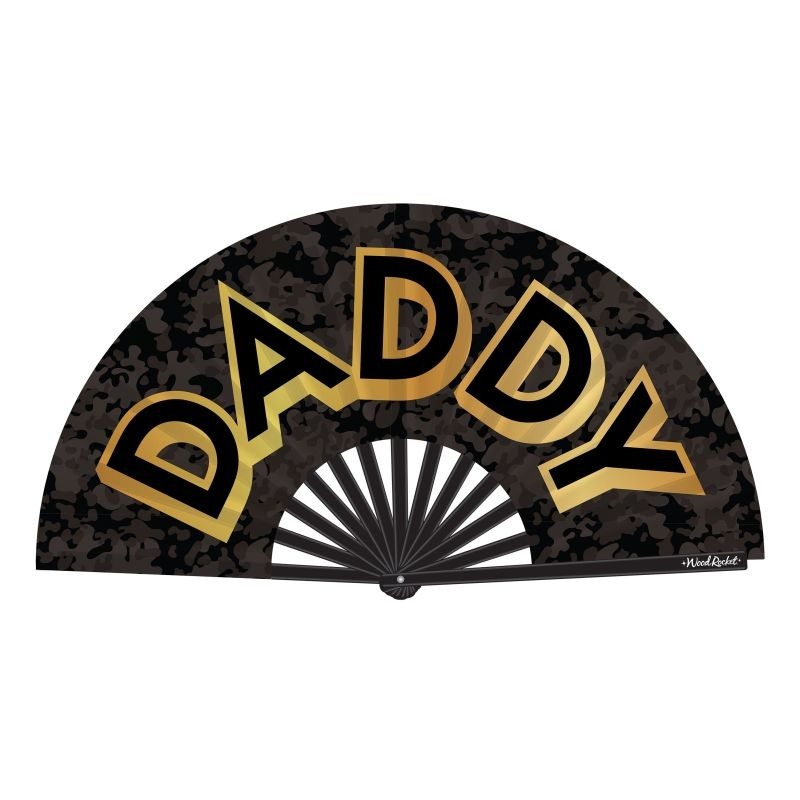 Daddy Folding Fan Party Gift by Wood Rocket - Party Gifts and Novelties