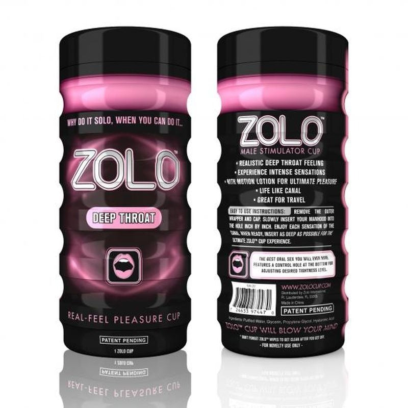 Zolo Deep Throat Cup Masturbator by Xgen Products - Masturbators and Strokers