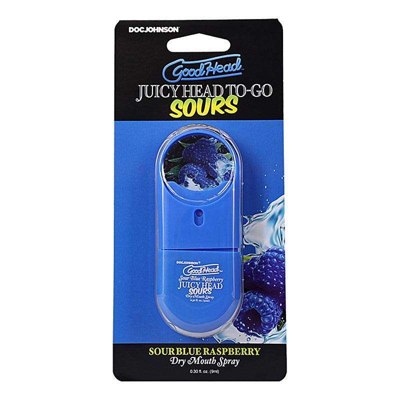 GoodHead Juicy Head Spray To-Go Sour Raspberry - Delay and Excite Sprays
