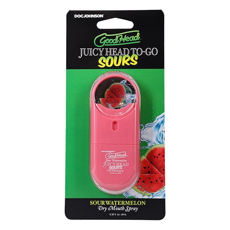 GoodHead Juicy Head Spray To-Go Sour Raspberry - Delay and Excite Sprays