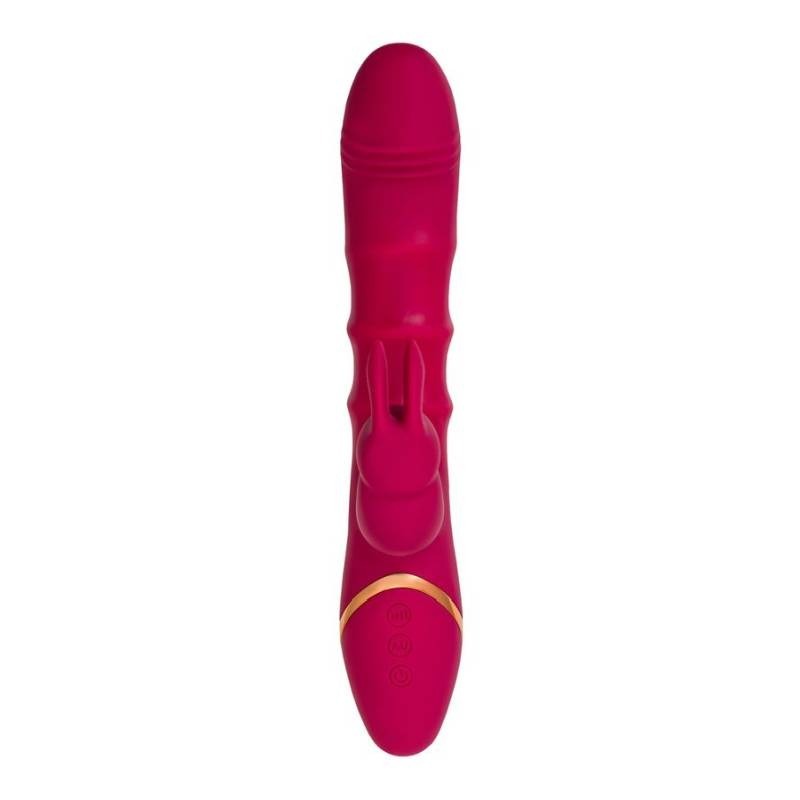 JOS Tenty Rabbit Vibrator with Moving Shaft Rings by ToyFa - Rabbit Vibrators