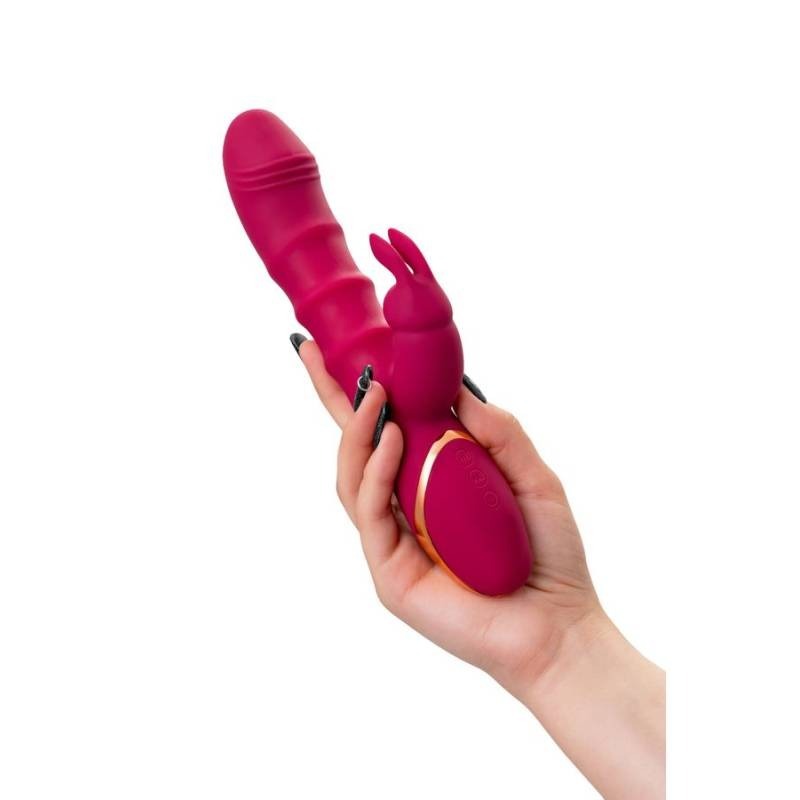 JOS Tenty Rabbit Vibrator with Moving Shaft Rings by ToyFa - Rabbit Vibrators