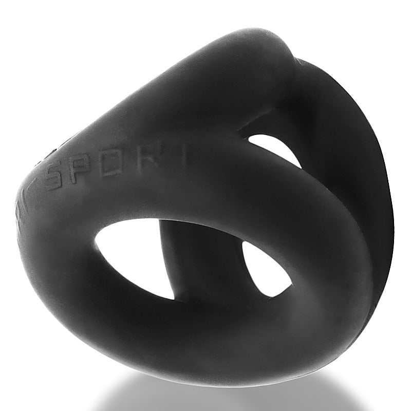 Tri Sport 3 Size Ring Cock Ball And Sling Night by OxBalls - Ball and Cock Toys