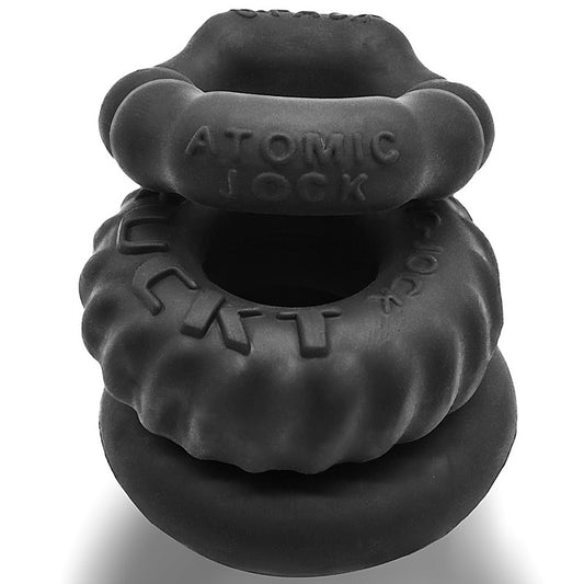 Bone Maker 3-Pack Boner Cock Ring Night by OxBalls - Stretchy Cock Rings