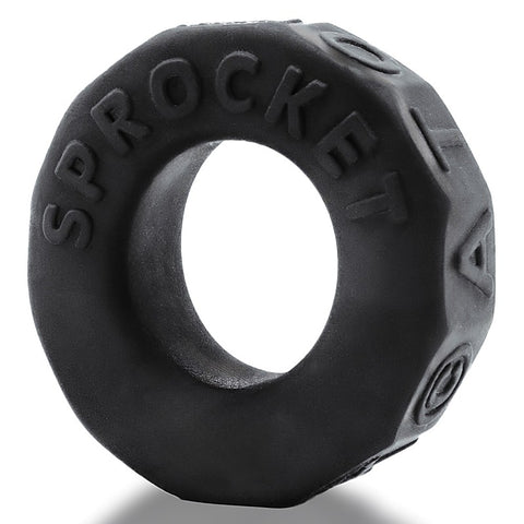 Sprocket Comfort No-Roll Cock Ring Night by OxBalls - Stretchy Cock Rings