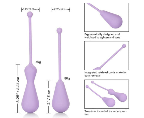 Kegel Set Silicone Weighted Kegel Exercisers - Love Eggs and Kegel Exercisers