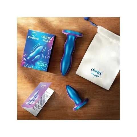 Play Deep & Deeper Anal Plug Set by Durex - Butt Plugs
