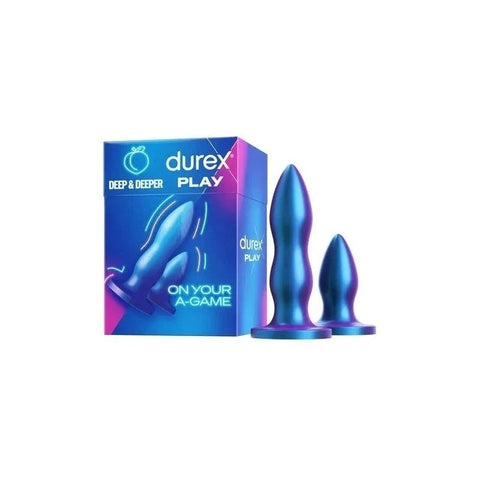 Play Deep & Deeper Anal Plug Set by Durex - Butt Plugs