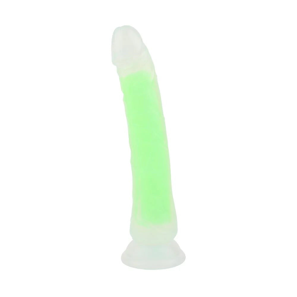 Neon Stevie 8.4 Inches Suction Realistic Silicone Dildo Plus Free Clean Vibe - Realistic Dildos