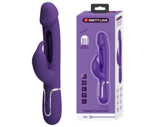 Pretty Love Kampas 3-in-1 Multi-Function Rechargeable - Rabbit Vibrators