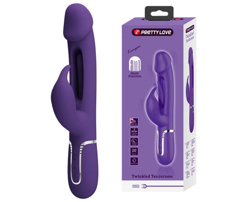 Pretty Love Kampas 3-in-1 Multi-Function Rechargeable - Rabbit Vibrators