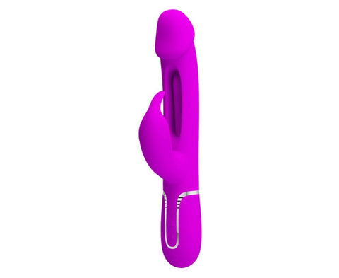 Pretty Love Kampas 3-in-1 Multi-Function Rechargeable - Rabbit Vibrators