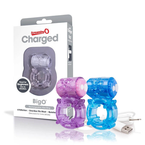 Big O Vibrating Cock Ring by Screaming O - Vibrating Cock Rings