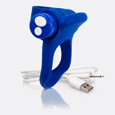 You-turn Ring Blueberry by Screaming O - Vibrating Cock Rings