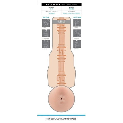 Boys Ricky Roman Dolce Masturbator by Fleshjack - Fleshlight Male Masturbators