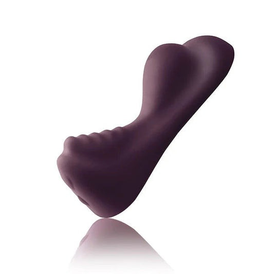 Rocks Off Ruby Glow 10 Speed Vaginal and Clitoral Massager Purple