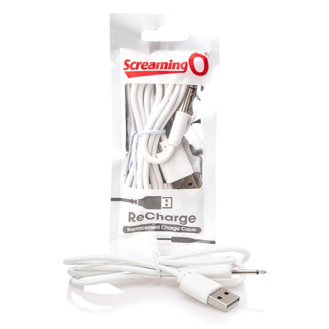 Recharge Cable USB to DC Vibrator by Screaming O - Vibrator Accessories