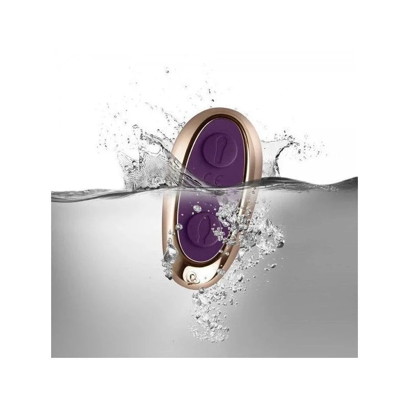 Rocks Off Petite Sensations Desire Remote Control Butt Plug Purple - Butt Plugs