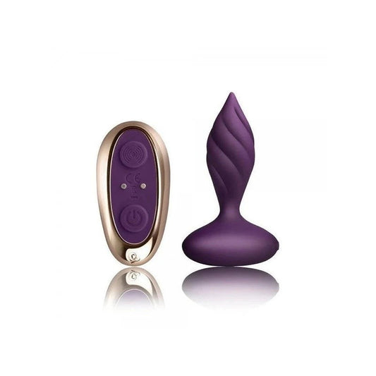 Rocks Off Petite Sensations Desire Remote Control Butt Plug Purple