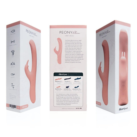 Herspot Peony Bloom Rabbit Vibrator by Fleshlight - Rabbit Vibrators