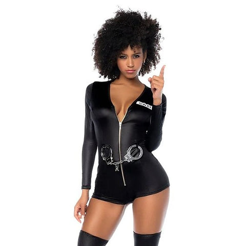Sultry Swat Officer Costume by Mapale - Fancy Dress Ups