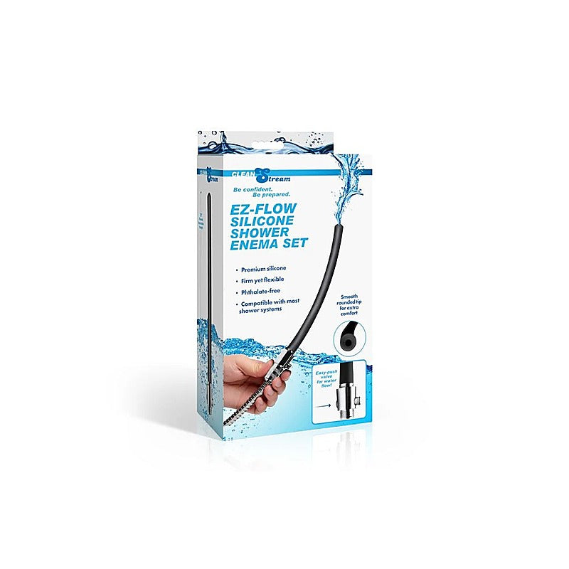 EZ-Flow Silicone Shower Enema Set by XR Brands - Enemas and Douches