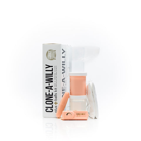 Clone-A-Willy With Balls Light Tone by Empire Labs - Moulding Kits