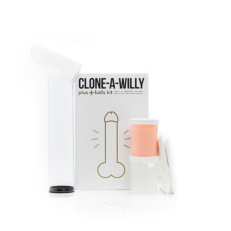 Clone-A-Willy With Balls Light Tone by Empire Labs - Moulding Kits