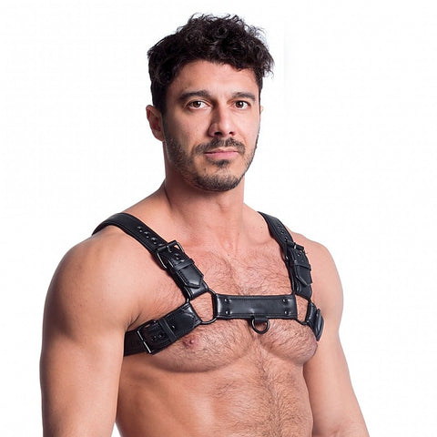 Vegan Bulldog BDSM Play Harness by Sport Fucker - Cuffs And Restraints