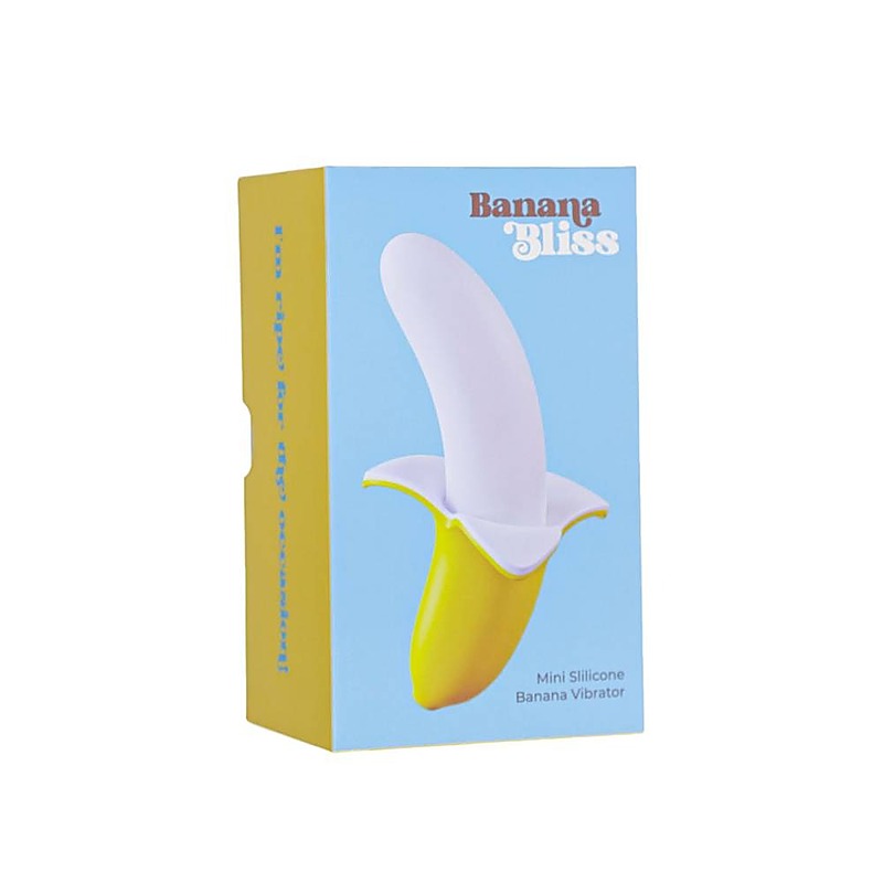Banana Bliss Silicone Slimline Vibrator Massager - Personal Massagers