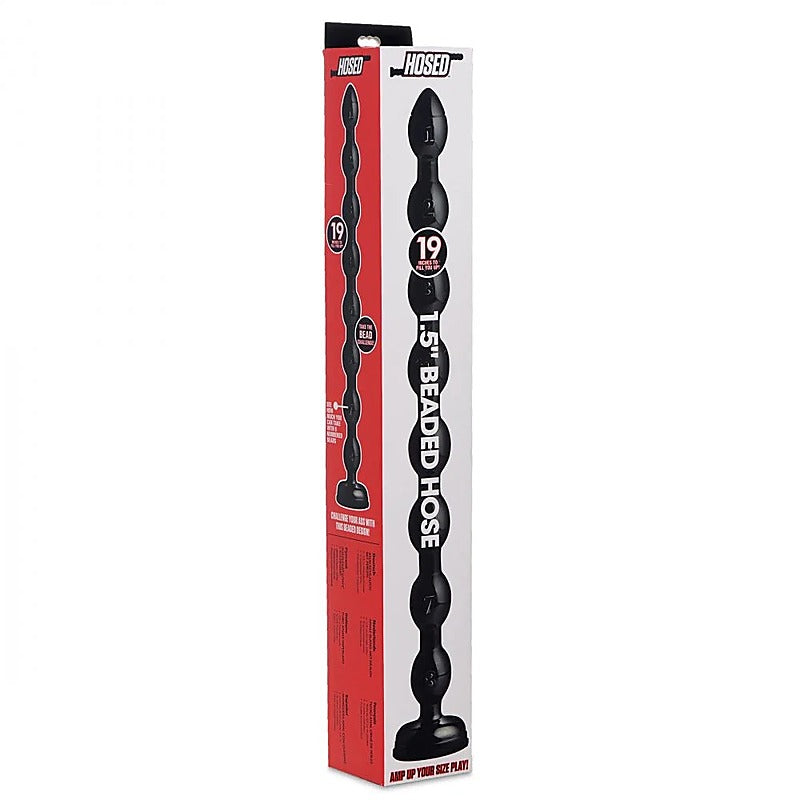 Hosed Beaded Anal Snake by XR Brands - Anal Beads and Balls