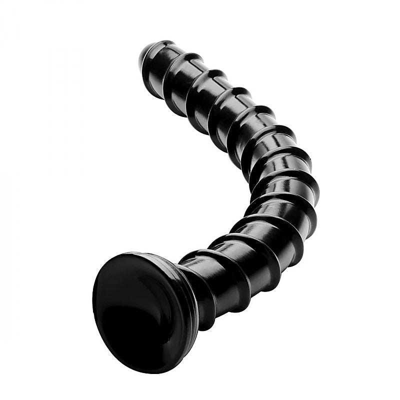 Hosed Swirl Thick Anal Snake by XR Brands - Anal Dildos