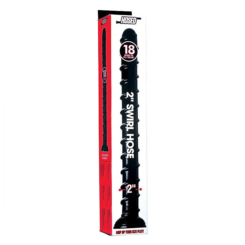 Hosed Swirl Thick Anal Snake by XR Brands - Anal Dildos