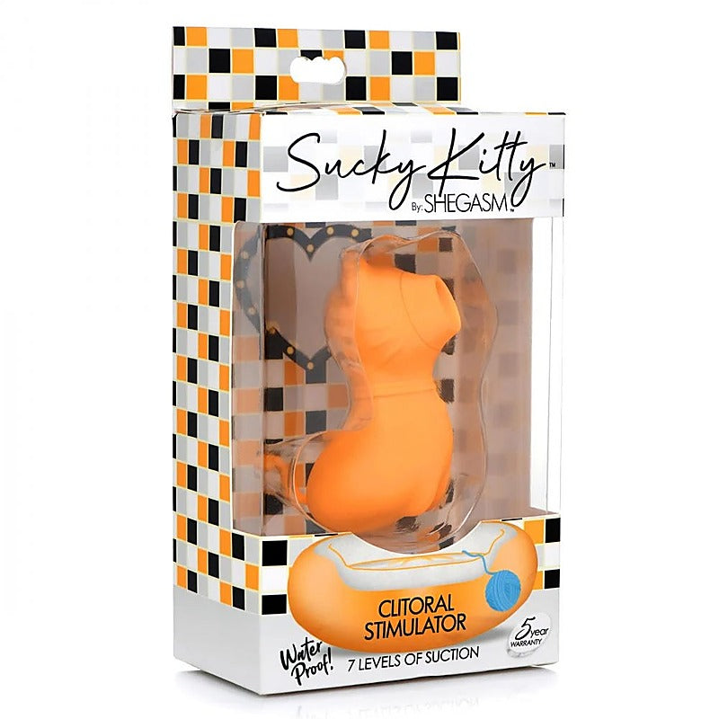 Sucky Kitty 7X Clitoral Stimulator Clit Vibrator - Clit Ticklers and Pulsators