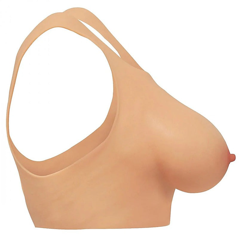 Master Series Perky Pair D Cup Silicone Breasts by XR Brands - Breast and Nipple Toys
