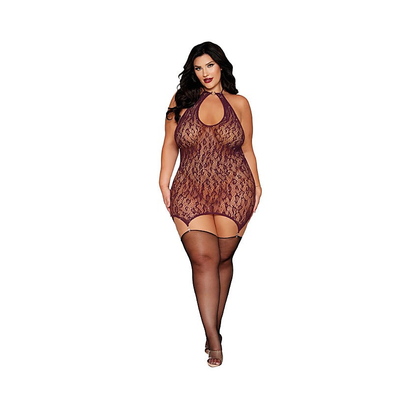 Dreamgirl Garter Slip Babydoll by Dream Girl Lingerie - BabyDolls And Chemises