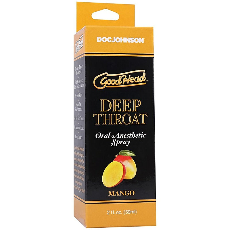 Deep Throat Spray Mango by Doc Johnson - Delay and Excite Sprays